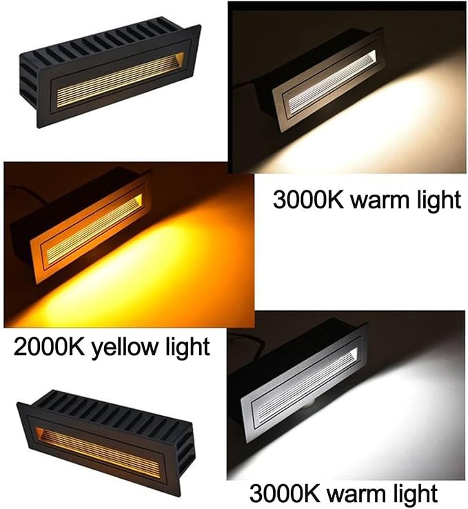 Landscape Lamp - IP65 Waterproof LED Recessed Light AC85-265V Outdoor Corner Spotlight for Corridor Lighting