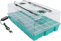 40 Cells Plant Starter Tray with LED Grow Light 3 Lighting Modes 3 Timers 5 Brightness Levels Indoor Plant Grow Kit
