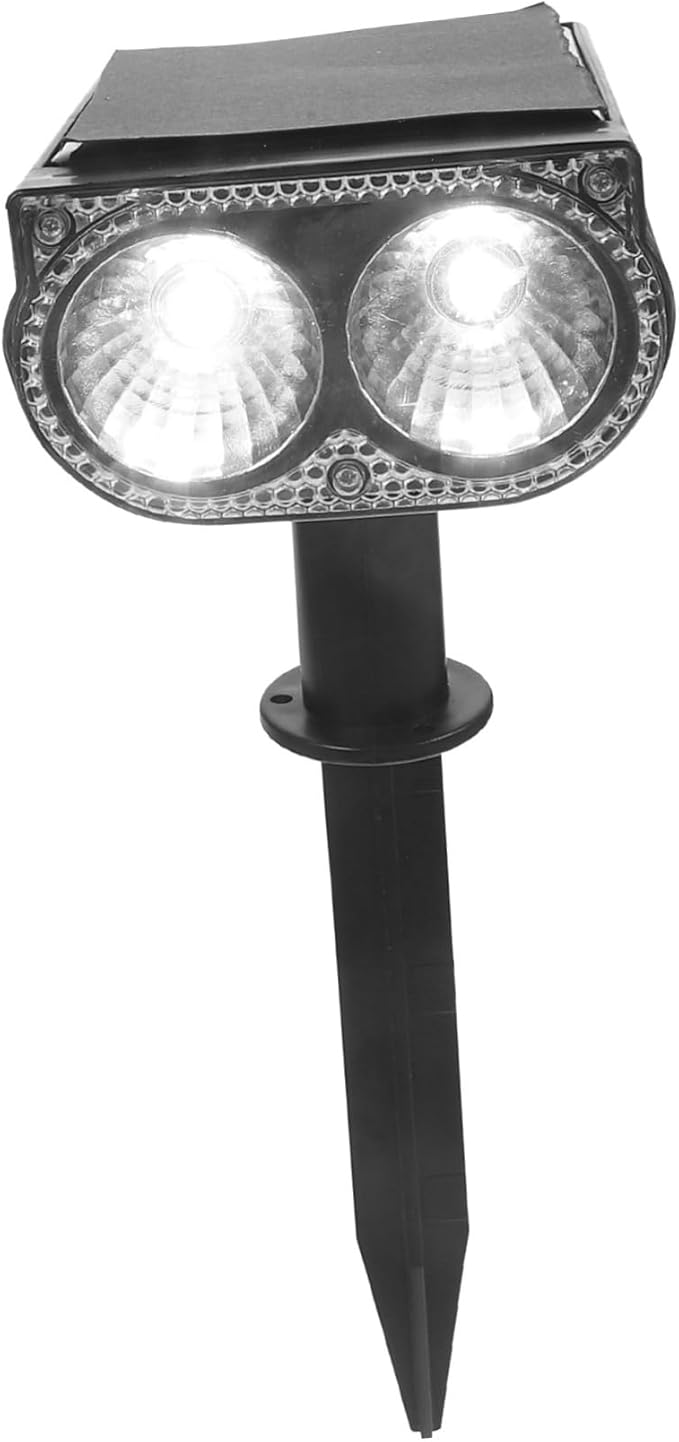 Homoyoyo 2pcs Solar Spotlights Led Landscape Lights Outdoor Garden Lights for Decorative Use