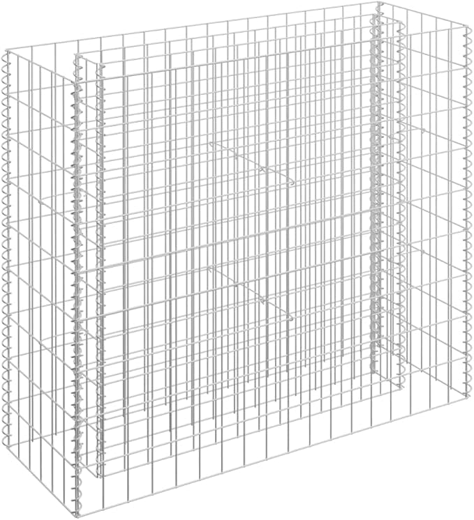 YAFF Gabion Raised Bed Galvanized Steel 35.4x11.8x35.4 (24.86lbs)