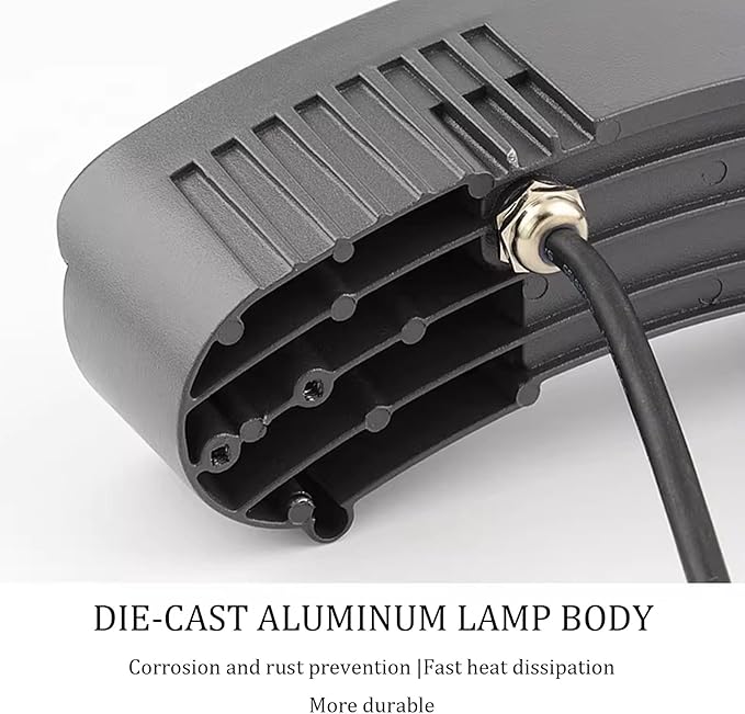 Palm Tree Lights Plug-in Tree Trunk LightsLED Uplights IP65 Water-Resistant Outdoor for Garden Yard Pathway Landscape.Excluding Transformer(Green4 lamp Heads)
