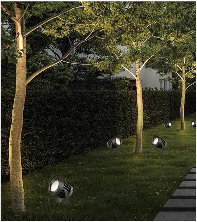 Outdoor Led Spot Lights - LED Flood Light AC85-265V Spotlight Led Beam Light IP65 Waterproof COB Tree Lights(Warm White Light20w)