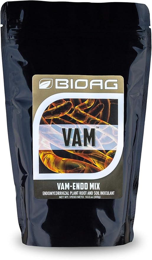 BioAg VAM Endo-Mix 7-Blend Mycorrhizal Root &amp Soil Inoculantfor Transplanting Root Growth Seed Germinating All Plants Lawn (300 Grams) (BA78003)