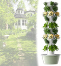 Vertical Hydroponic Garden TowerHydroponic Germination Kit5/7/9-Tier Hydroponic Tower Home ing Syst-emwith LED Grow Lightfor Indoor Herbs Fruits and Vegetables9Layers