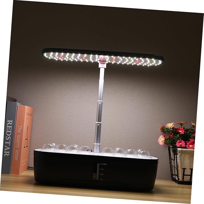 SUPVOX 1Set Indoor Plant Hydroponic System Kit Intelligent Gardening System with LED Grow Light Automatic Watering Fertilization Indoor Gardening Compatible