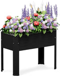 Raised Garden Bed with Tall Legs Elevated Metal Planter Box for Vegetables Herbs Flowers - Outdoor Use in Backyard Patio Balcony &amp Deck