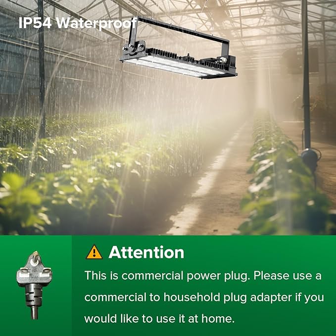SANSI 400W Dimmable LED Grow Light Full Spectrum Plant Light with LM301 Diodes IP54 Waterproof 50000 Hours Lifespan High PPFD LED Lamp for 3x3FT/4x4FT Grow Tent