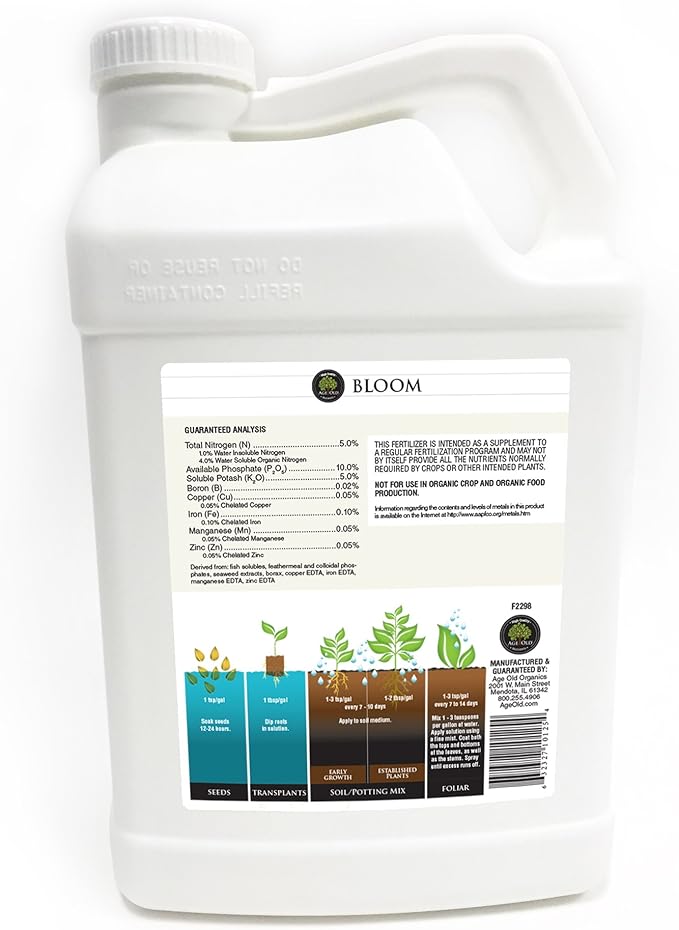 Bloom Natural Based Liquid Fertilizer 2.5-Gallon