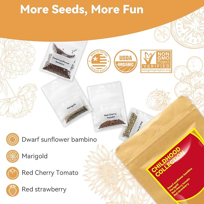 inbloom Hydroponics Growing System 12 Pods and Vibrant Wildflower &amp Fruit Mixd Seed Pod Kit