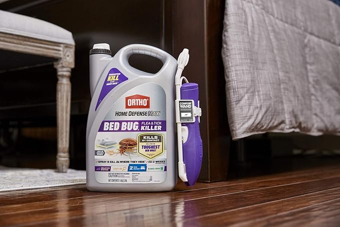 Ortho Home Defense Max Bed Bug Flea &amp Tick Killer with Comfort Wand 1 gal. (2-Pack)