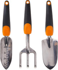 Fiskars 384490-1001 Ergo Garden Tool Set Regular Package Black/Orange