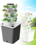4/5/6 Floors - Hydroponic Culture for Garden with Hydroponic Tower Hydroponic Tower for Plants - with Hydration Herbal Timer Fruits Vegetables Whi