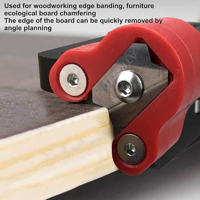 Woodworking Chamfering Tool Furniture Edges Planer High Strength Aluminum Manual Deburring Tool Fillet Scrapers Tool