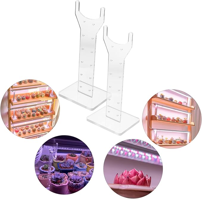 Vertical Grow Light Stand for Indoor Plants Height Durable Structure Easy Installation for Succulents and Greenhouse Use