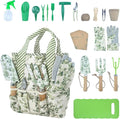Gardenwind 32pcs Gardening Tools for Women Heavy Duty Gardening Tools Set with Fashion and Function Water Proof Garden Tool Set Gardening Gifts for Women
