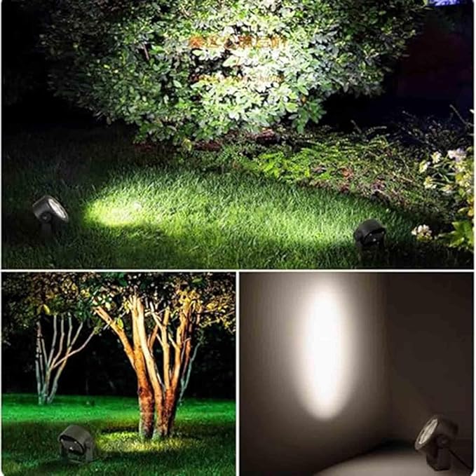 LED Beam Spotlight IP66 Waterproof Led Beam Lamp Outdoor LED Projection Spot Lights Rotating Landscape Lighting Tree Ligh(Green36W-24V)