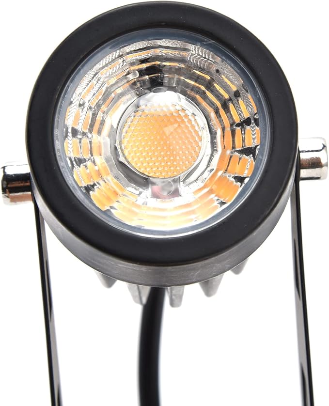 Garden Spotlight IP65 Waterproof Garden Light Weather Resistance 8Pcs Warm Light Landscape Lamp for for Courtyards for Parks for Villas for Flower Bed(#1)