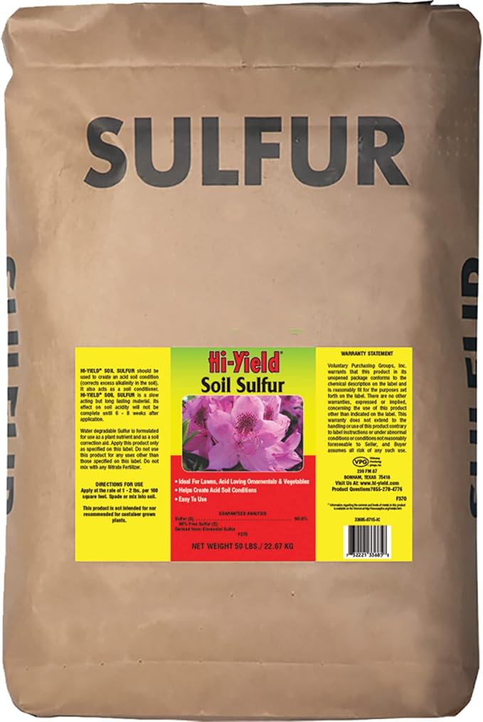 VPG 33685 Soil Sulfur Fertilizer 50-Pound
