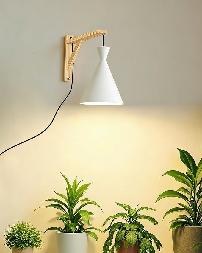 Arikashi Hanging Grow Light LED Growing Light Full Spectrum for Indoor Plants4/8/12H Timer Height Adjustable Grow Lamp for Large Plants