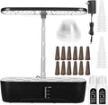 Sosoport 1set Indoor Hydroponics Garden Grow Plant Growing Kit for Indoor Gardening Multi-Porous Design for Easy Vegetable Cultivation Us Compatible