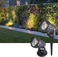 Outdoor Landscape Spotlight LED Outdoor floodlight Garden Landscape Light AC 220V recessed Spotlight Round LED Tree Light IP65 Waterproof Outdoor Lawn Light for Hotel Industry Yellow-7W