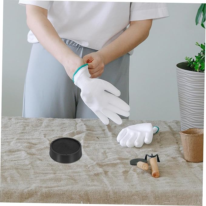 Happyyami 6sets Soil Sifter Set Coarse and Fine Mesh Screens for Gardening Handheld Garden Tool for Removing Stones and Refining Soil