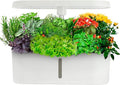 Indoor Hydroponics Growing System Kit – Aeroponic Herb &amp Vegetable Garden with LED Grow Light – Compact Indoor Gardening System for Plants Herbs Microgreens &amp Flowers – Hydroponic Planter