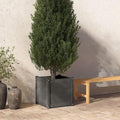 Garden Planter Raised Garden Bed Planter Boxes Outdoor Suitable for Flowers Restaurants Backyard Patios Gray 19.7x19.7x19.7 Solid Wood Pine