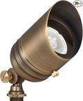 VOLT 20-Pack 12V Fat Boy Solid Brass Outdoor Spotlights (Bronze) for Low Voltage Landscape Lighting of Yard Lawn Garden Patio Trees &amp House