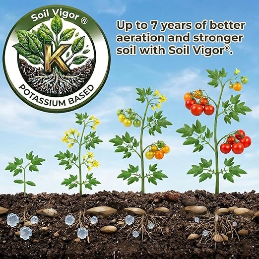 The Smarter Safer Choice for Your Garden — Powered by Potassium NOT Sodium! (Large Granules (5-10 Mesh) 5 lb (1 Bag))