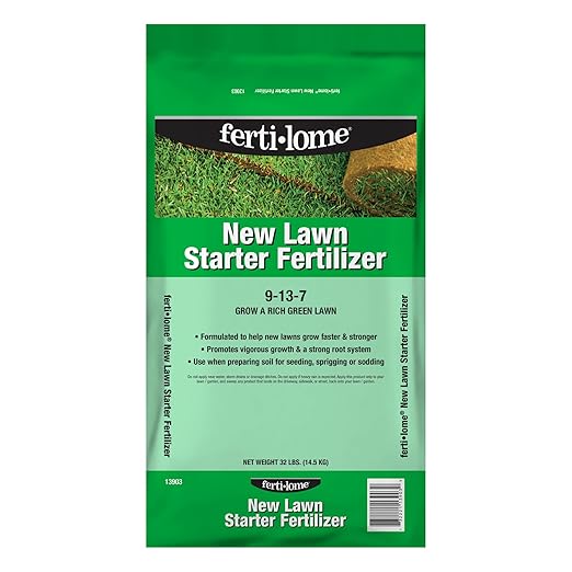 Fertilome (13903) New Lawn Starter Fertilizer 9-13-7 (32 lbs.)
