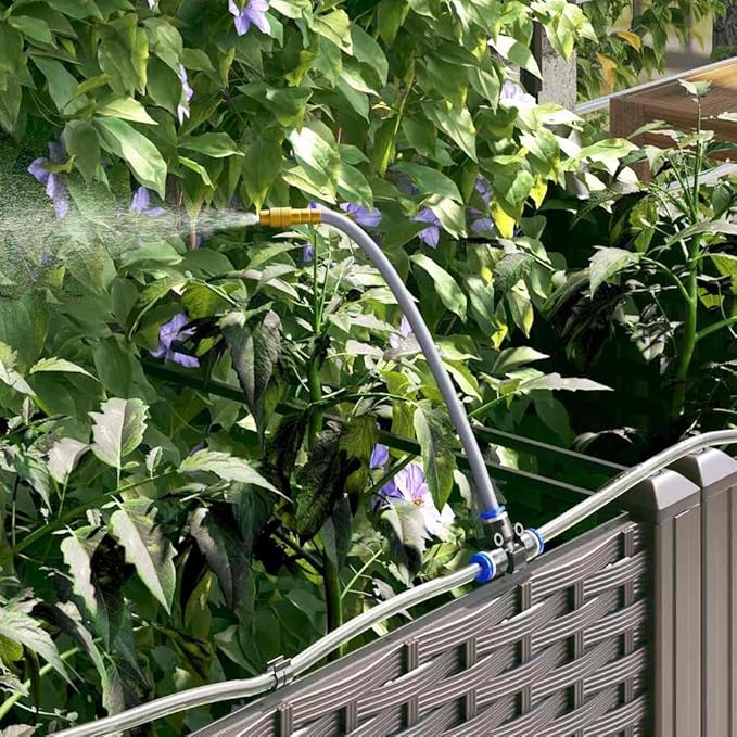 Garden Brown 47.2 x 15.7 x 55.9 Steel Raised Garden Bed UV Resistant Planter Box for Outdoor Plants Integrated Irrigation System