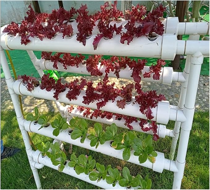 Hydroponic Tower Growing Sytem 72 Sites 8 Pipes Hydroponic Grow Kit Garden Planting Equipment Nft Soilless Balcony Indoor Greenhouse Tool Lettuce Strawberry Easy to Insta