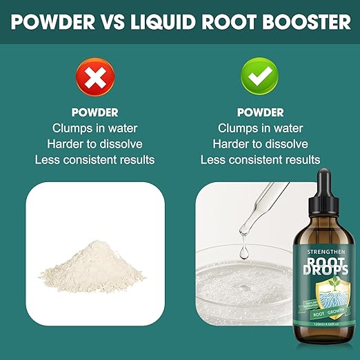 Root Drops – Liquid IBA Rooting Hormone for Cuttings | Speeds Up Propagation | Works in Water Soil Moss LECA | for Indoor Houseplants Like Pothos Monstera (4 oz)