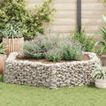 Hexagonal Gabion Raised Bed Outdoor Metal Raised Garden Bed Galvanised Steel Gabion Planter 78.7x68.1x15.7-951