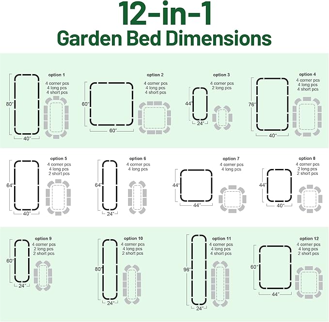Olle Galvanized Raised Garden Beds Outdoor 17 Tall 12 in 1 Planter Raised Beds for Growing Herbs Vegetables Flowers Raised Garden Beds Barn Red