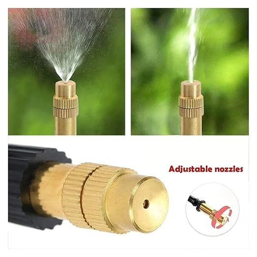 360 Curved Garden Automatic Irrigation System Automatic Drip Irrigation Kits Universal Spray Kit for Garden Plant Watering System (32.8 FT)