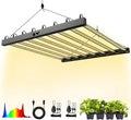 800W LED Grow Light Dimmable Daisy Chain Plant Grow Lamp with 8 Light Bar for Indoor Plant Growth 6 * 6 Ft Coverage