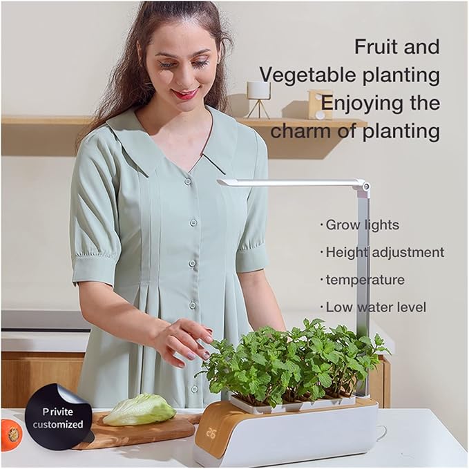 Hydroponic Equipment Mini Intelligent Hydroponic Kits with Ajustable Led Grow Lights Suitable for Home Garden Office Decoration Gift Indoor Garden