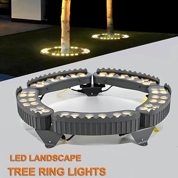 12W LED Ring Tree Hug Light - Landscape Garden Lighting Tree Lamp 220V Waterproof IP65 Outdoor Tree Spotlight LED Spotlight Garden Courtyard Landscape Lamp(RGB7PCS(220V))