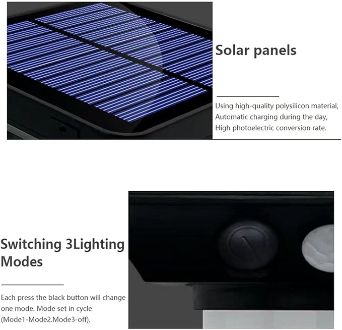 S NMT Super Bright Outdoor Solar Garden Lights Motion Sensor Pathway Light Landscape Lighting for Yard IP65 Waterproof Solar Powered Porch Lights Walkway Lawn Patio Garden Decor