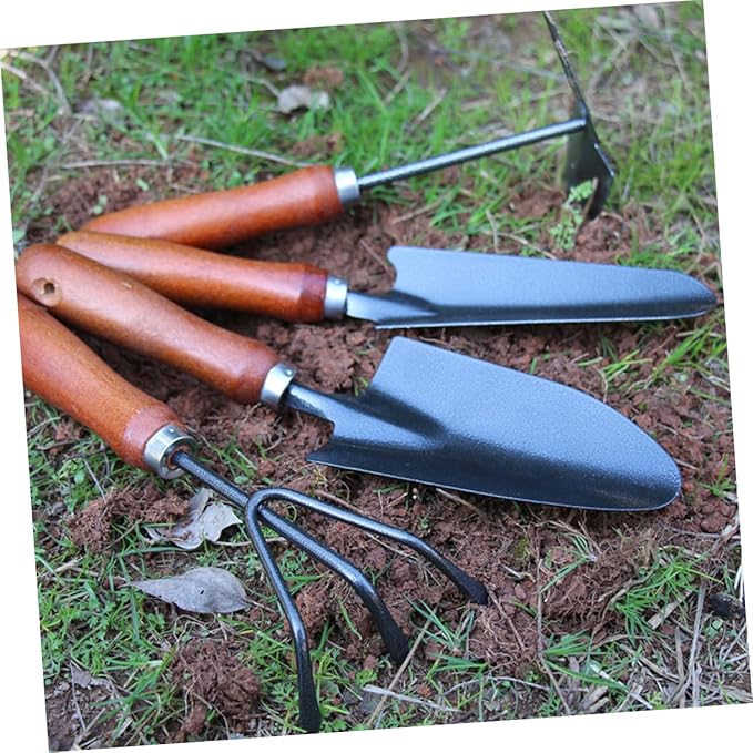 BESPORTBLE 1set Mini Garden Tool Kit Handheld Trowel Spade for Digging Weeding Planting for Home Gardening Camping and Outdoor Activities Gardening Set