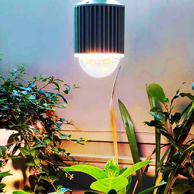 Grow Light Bulbs LED Grow Light Bulb Full Spectrum Grow Light Bulb Plant Light Bulbs E26 E27 Base 80W Grow Bulb Grow Light for Indoor Plants Seed Starting Colorful