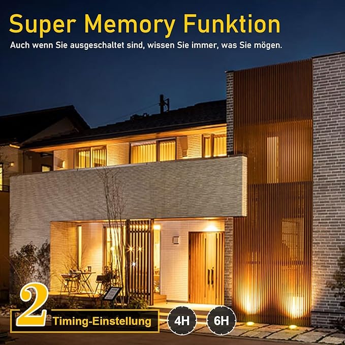 6Pcs Stainless Steel Outdoor Recessed LED Spotlight 3W IP67 Waterproof Garden Buried Light for Landscape Pathway