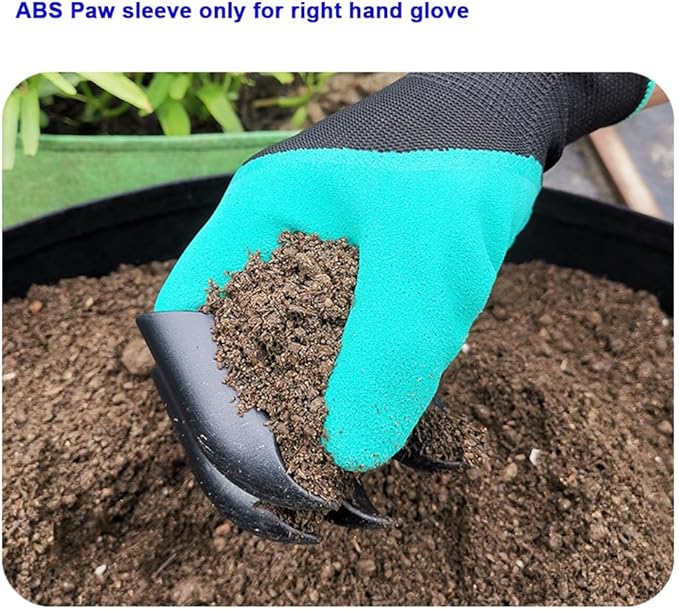 Garden Tool Set Large Waterproof Plant Potting Mat Claw Gardening Gloves Gardening Plant Transplanting Foldable Reportting Mat with Plant Labels for Indoor Plant Lover (Square)