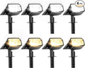 Solar Spot Lights Outdoor Waterproof 4 Pack IP65 Christmas Decorations Lights 63 LED 3 Lighting Modes Spotlights for Yard Garden House Garage Pathway