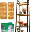 Grow Light 2-Pack 20W Ultra-Thin LED Grow Lights for Indoor Plants Full Spectrum 6/10/12H Timer Plant Light 132 LEDs Under Cabinet Plant Growing Lamp Strip for Seedlings Veg Flower