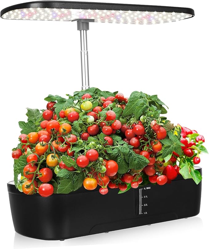 TOYANDONA 1 Set Indoor Plant Growing Kit with Grow Light Space Saving Hydroponics for Easy Indoor Gardening Germination Kit for Spaces and Home Use