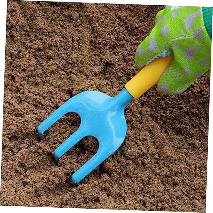 1set Boy Girl Gardening Tool Garden Tools for Boy Girl Includes Watering Can Shovel Rake and Apron Activity for Boys and Girls