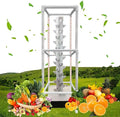 Hydroponic Tower Growing sytem 15 Layer 45 Holes Indoor hydroponic Grow with Led Grow Llight Vertical Grow Tower Sites with Pump and Movable